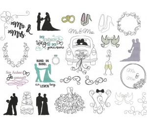 Stickserie - Der schönste Tag